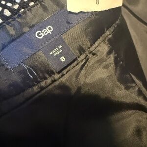 GAP Black Pencil Skirt with Satin Lining
